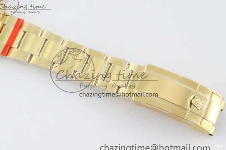 AAA Replica Watches 116595RBOW Black on A Diamonds 2406 Best YG 904L YG Dial Edition Bracelet Effortless TWF 1:1 Steel Daytona YG 0109